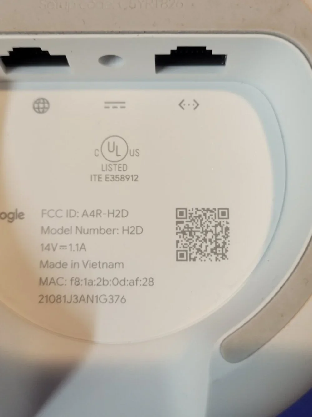 Share Three - Google Nest H2D Mesh WiFi Point White AC2200 Routers